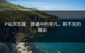 P站浏览器：普通中的非凡，刷不完的精彩