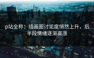 p站全称：插画圈讨论度悄然上升，后半段情绪逐渐高涨