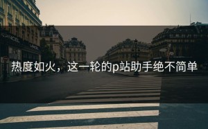 热度如火，这一轮的p站助手绝不简单