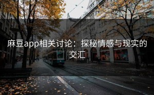 麻豆app相关讨论：探秘情感与现实的交汇
